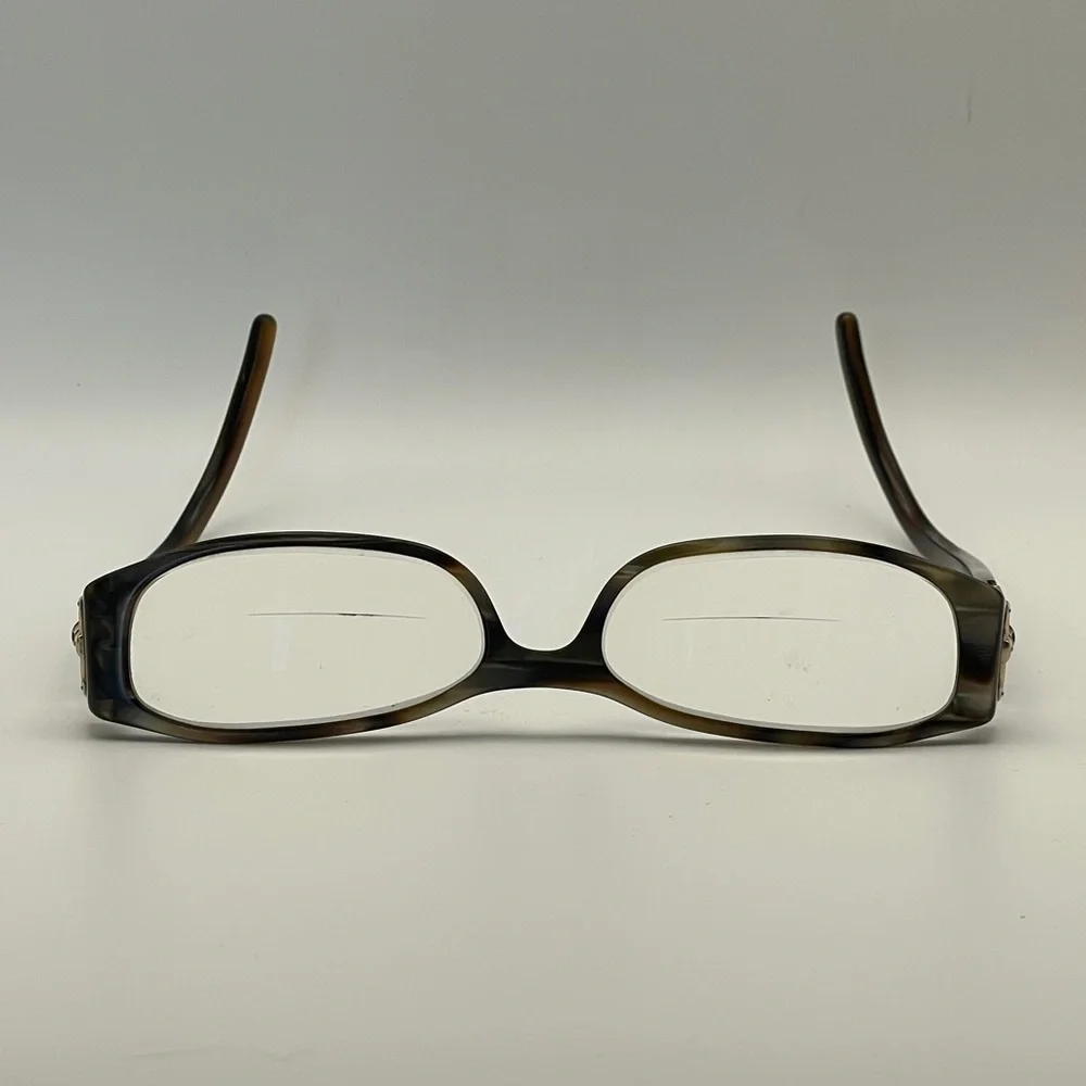 Vintage Gucci GG 3009 SVF Tortoise Horsebit Eyeglass Frames Made in Italy Authen - Picture 9 of 15